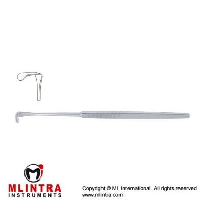 Mini-Langenbeck Retractor Stainless Steel, 16 cm - 6 1/4" Blade Size 10 x 6 mm